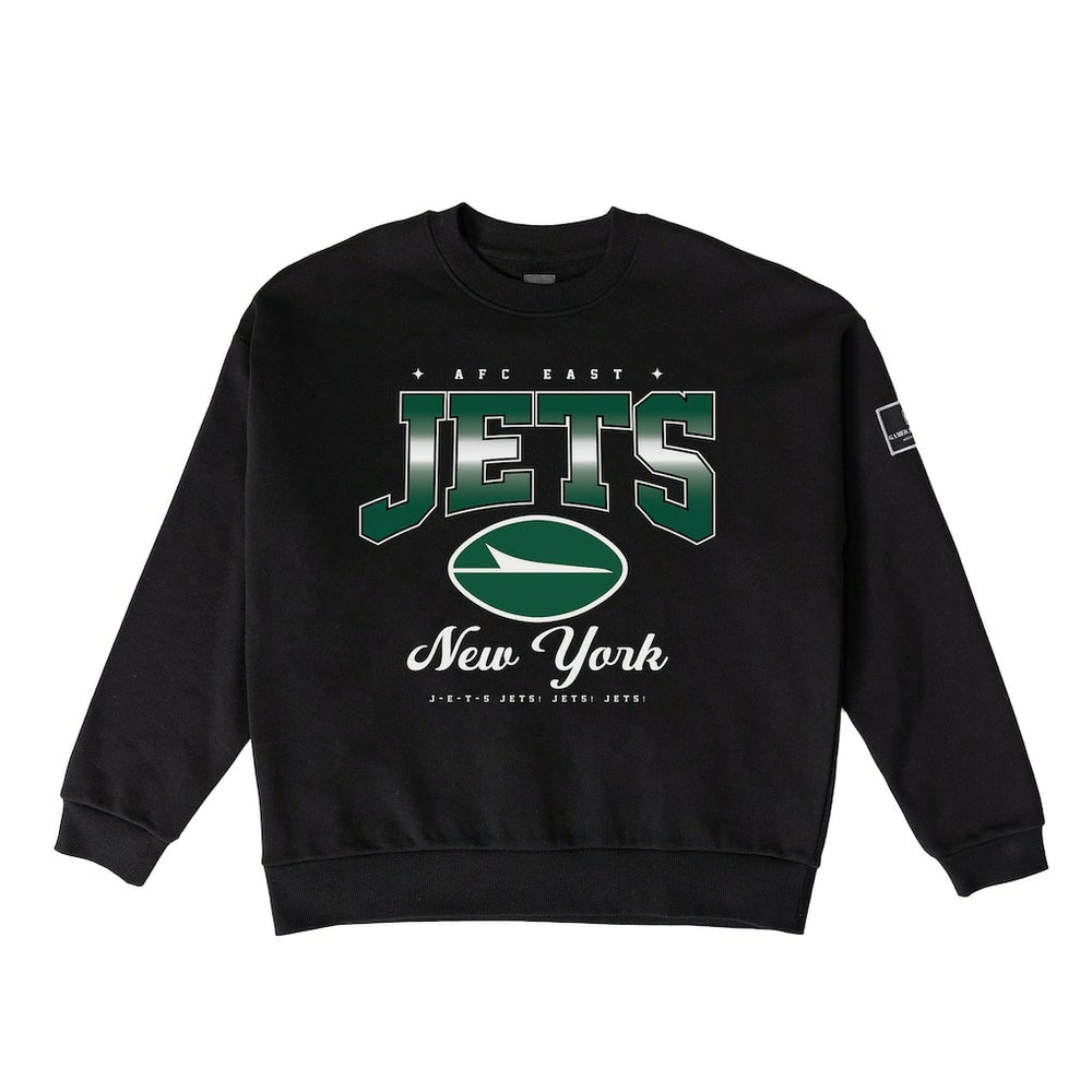 New York Jets Gameday Couture Women's Powerhouse Play Premium Fleece Sweatshirt - Black - NFL