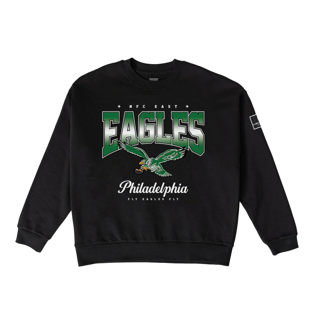 Philadelphia Eagles Gameday Couture Women's Powerhouse Play Premium Fleece Sweatshirt - Black - NFL