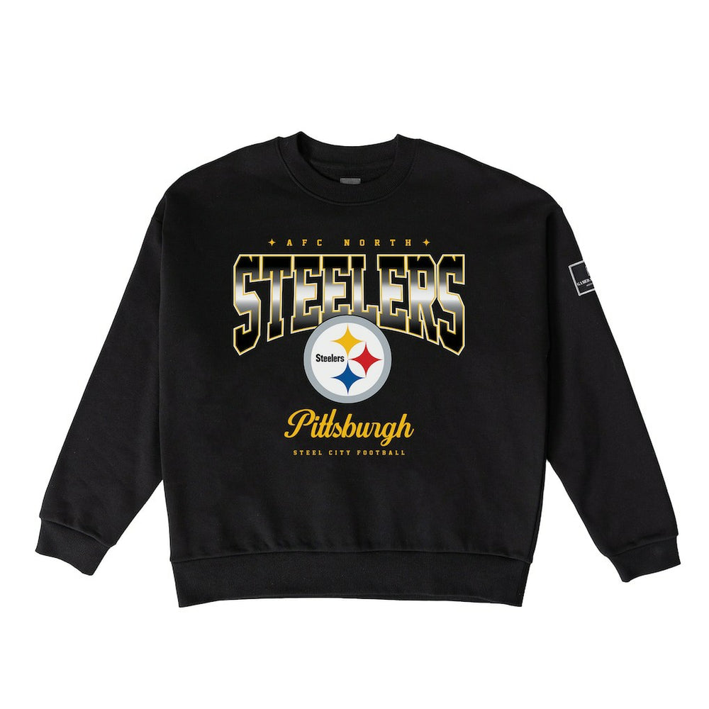 Pittsburgh Steelers Gameday Couture Women's Powerhouse Play Premium Fleece Sweatshirt - Black - NFL