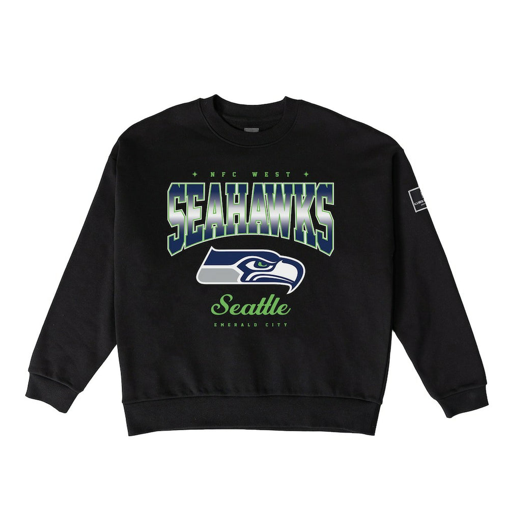 Seattle Seahawks Gameday Couture Women's Powerhouse Play Premium Fleece Sweatshirt - Black - NFL
