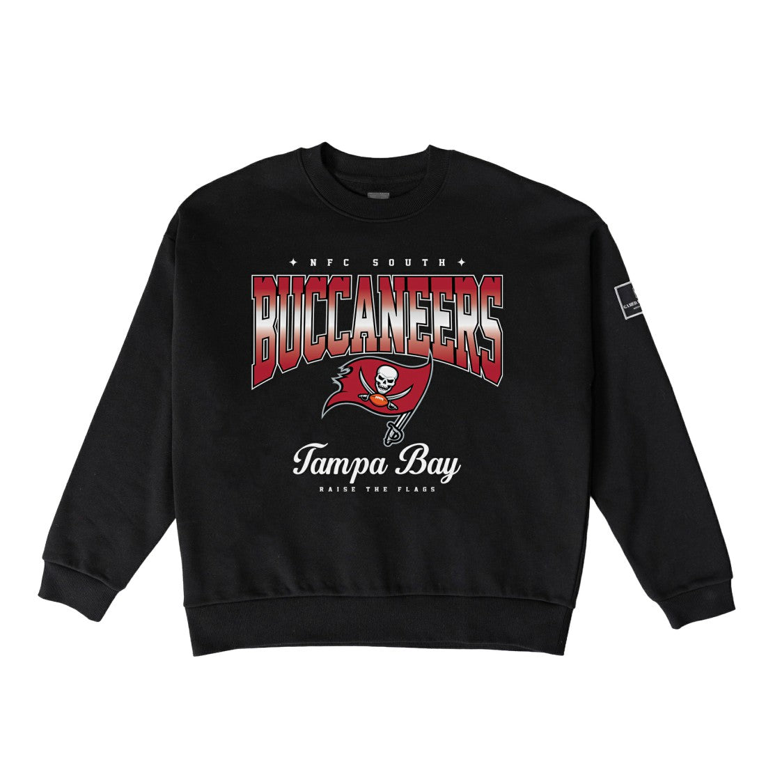 Tampa Bay Buccaneers Gameday Couture Women's Powerhouse Play Premium Fleece Sweatshirt - Black - NFL