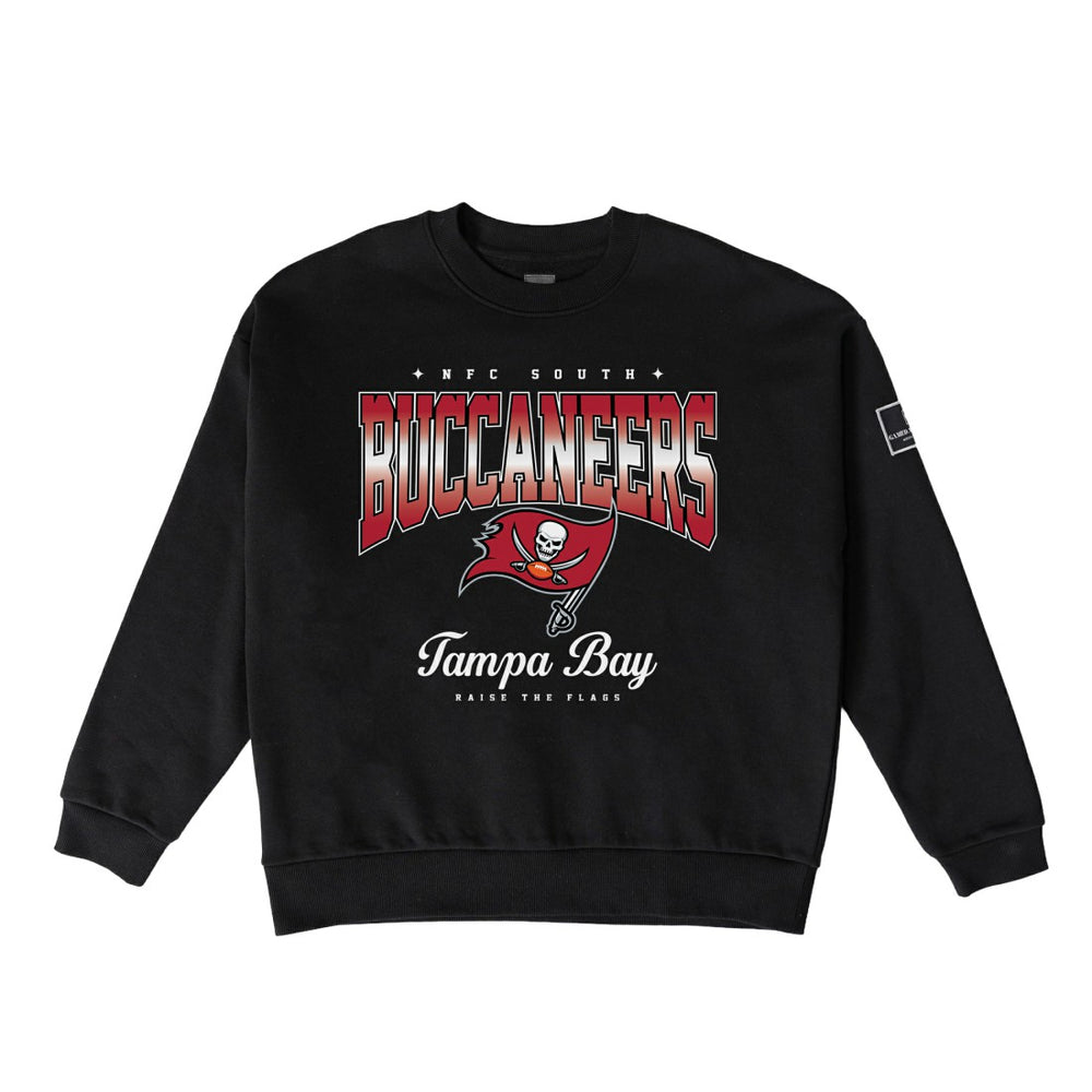Tampa Bay Buccaneers Gameday Couture Women's Powerhouse Play Premium Fleece Sweatshirt - Black - NFL