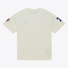 Mitchell & Ness Philadelphia 76ers Hardwood Classics Chainstitch Premium T-Shirt Cream