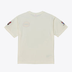 Mitchell & Ness Houston Rockets Hardwood Classics Chainstitch Premium T-Shirt Cream