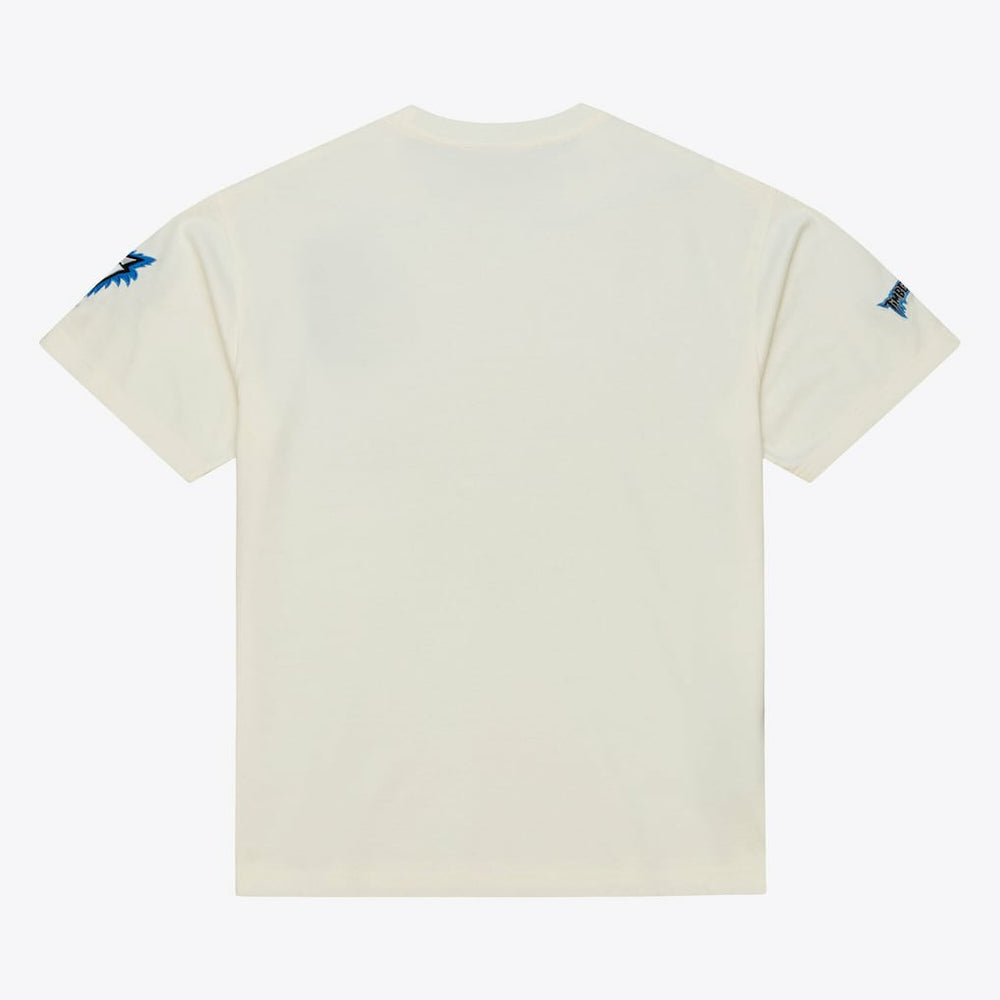 Mitchell & Ness Minnesota Timberwolves Hardwood Classics Chainstitch Premium T-Shirt Cream