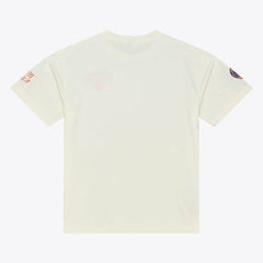 Mitchell & Ness New York Knicks Hardwood Classics Chainstitch Premium T-Shirt Cream