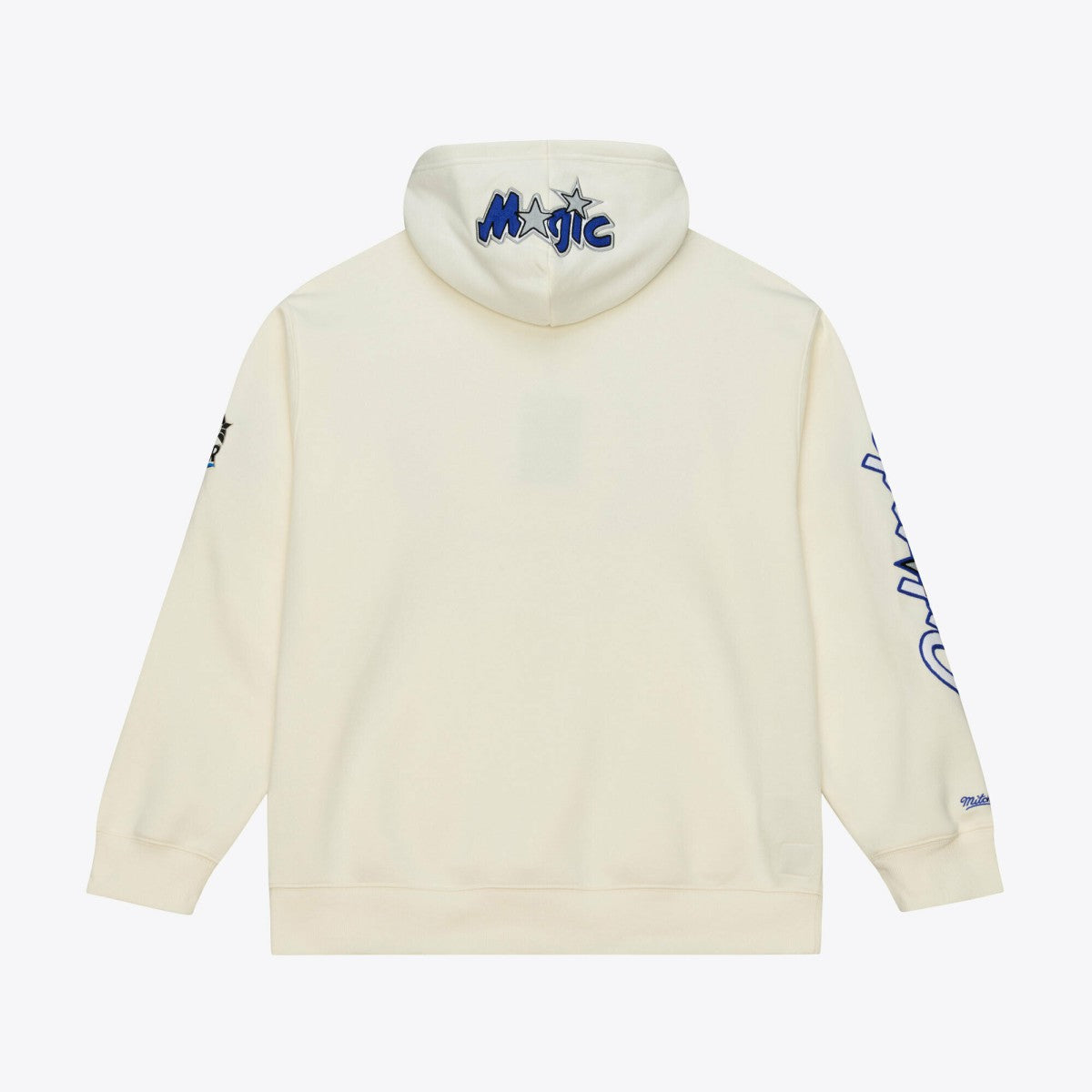 Mitchell & Ness Orlando Magic Hardwood Classics Chainstitch Premium Fleece Hoodie Cream