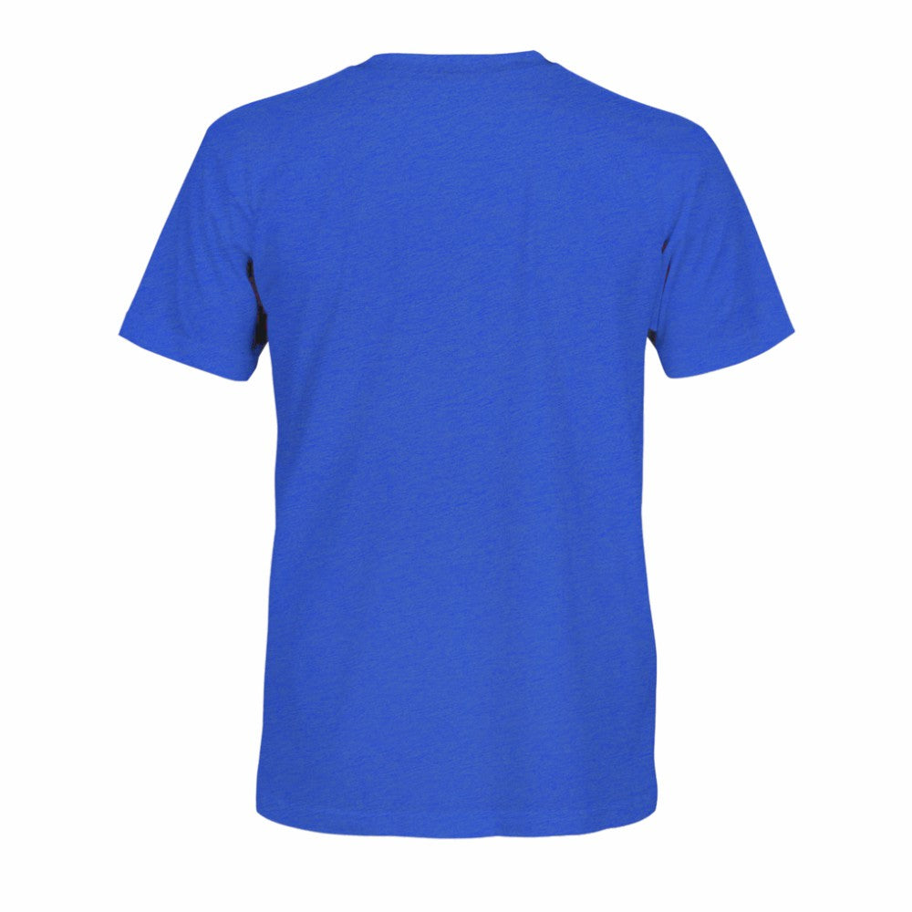 Real Madrid 1863FC Athletic Wordmark Vintage Tri-Blend T-Shirt Blue