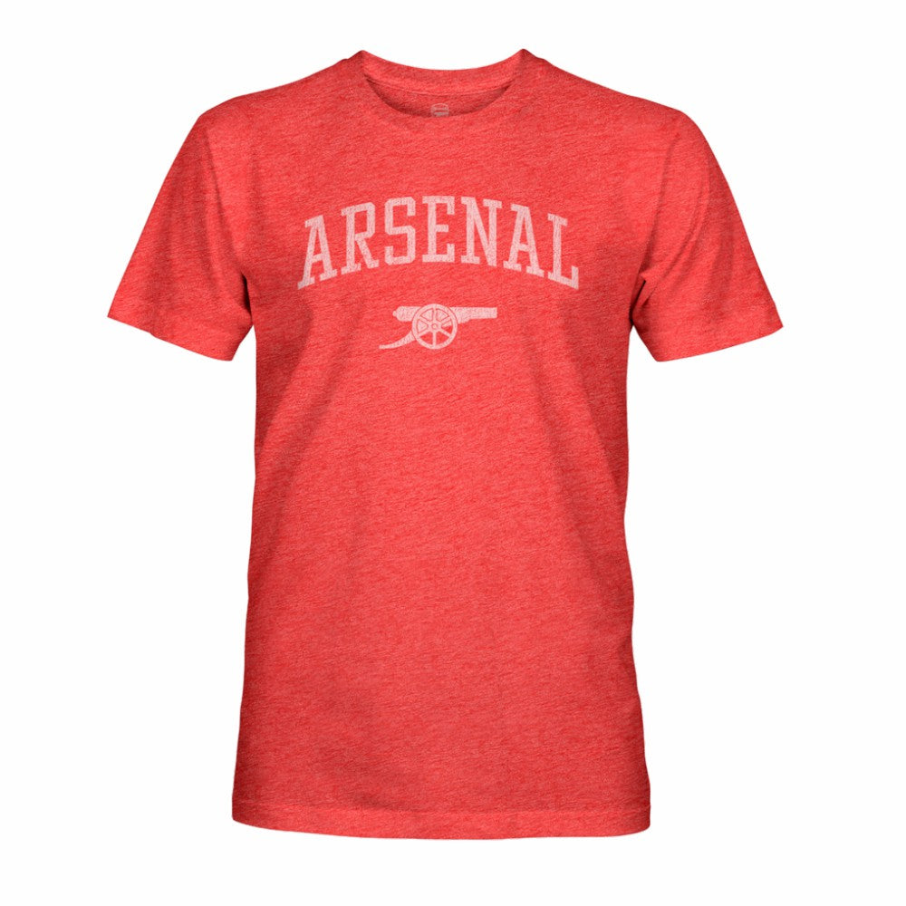 Arsenal 1863FC Athletic Wordmark Vintage Tri-Blend T-Shirt Red