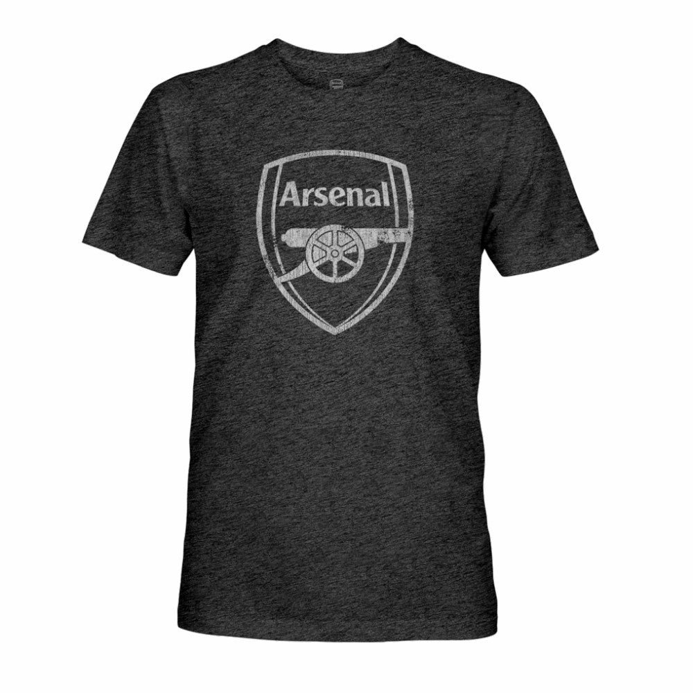 Arsenal 1863FC Mono Badge Vintage Tri-Blend T-Shirt Black