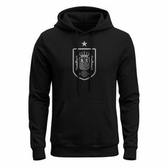 Spain National Team 1863FC Mono Badge Fleece Hoodie Black