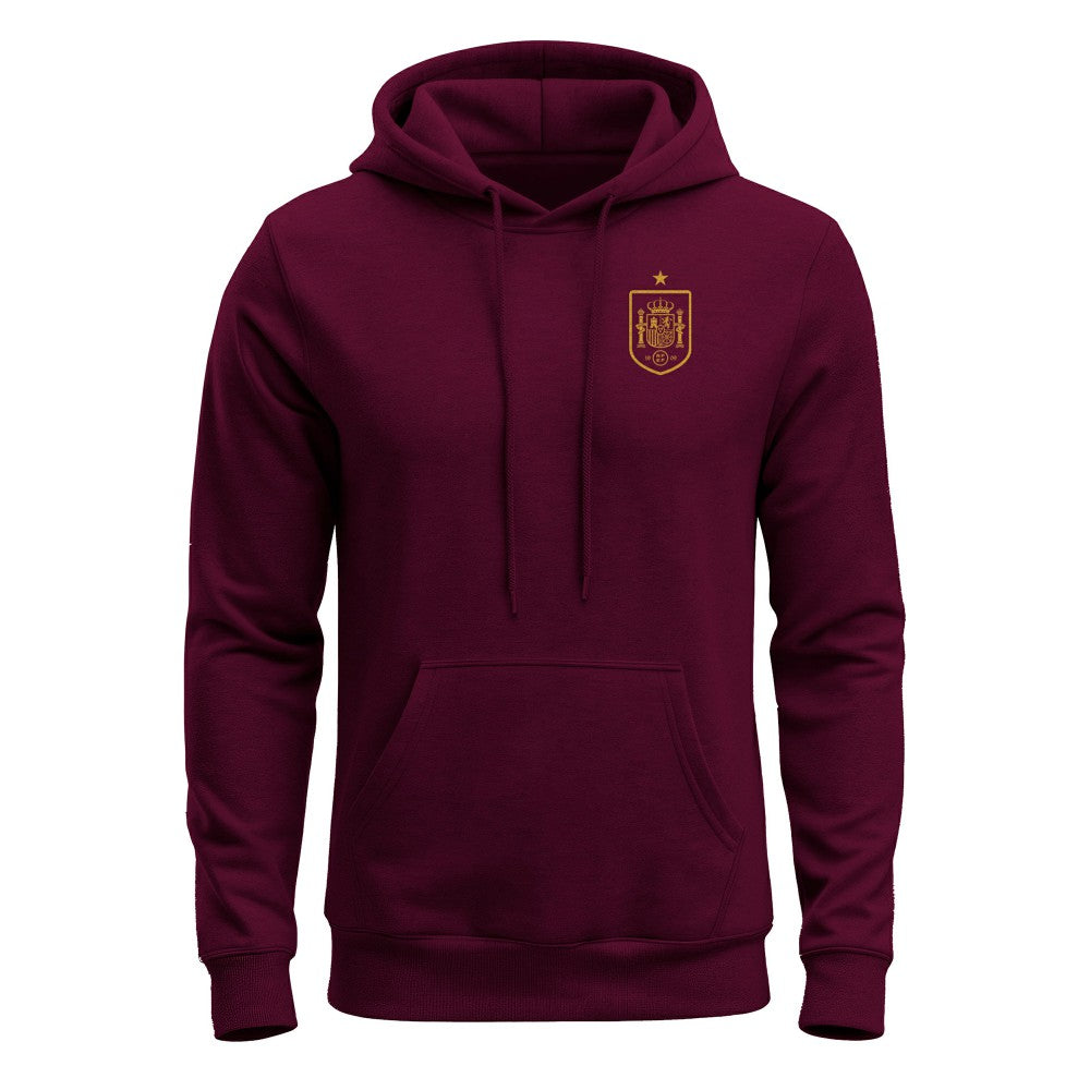 Spain National Team 1863FC True Glory Fleece Hoodie Maroon