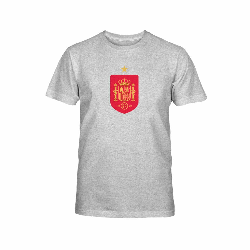 Spain National Team 1863FC Youth Color Badge T-Shirt Gray