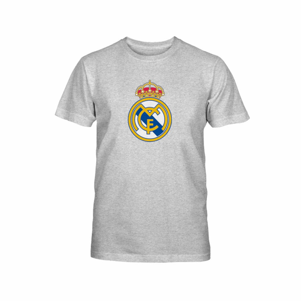 Real Madrid 1863FC Youth Color Badge T-Shirt Gray