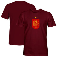 Spain National Team 1863FC Color Badge T-Shirt Maroon