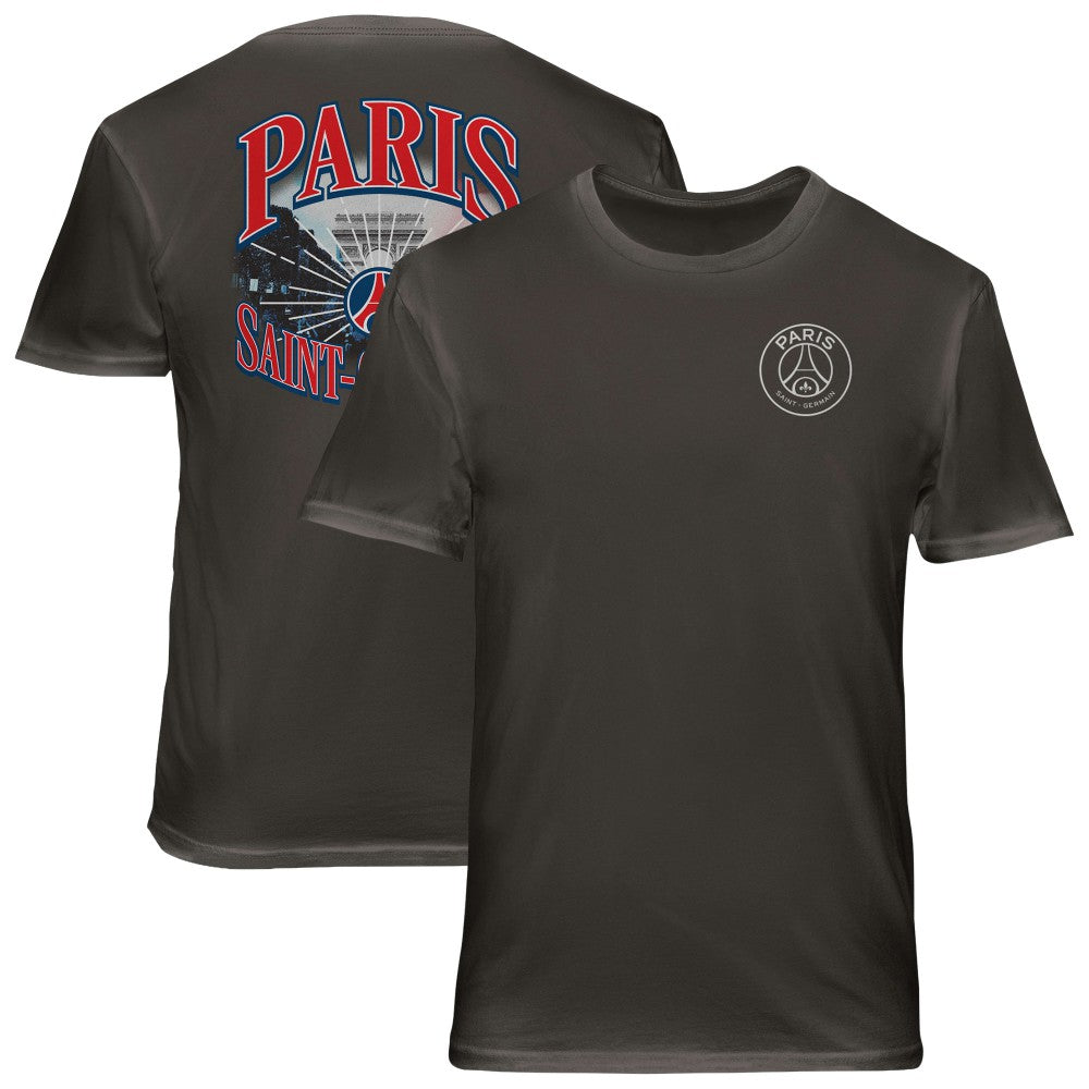 Paris Saint-Germain 1863FC Wordmark Cotton T-Shirt Gray