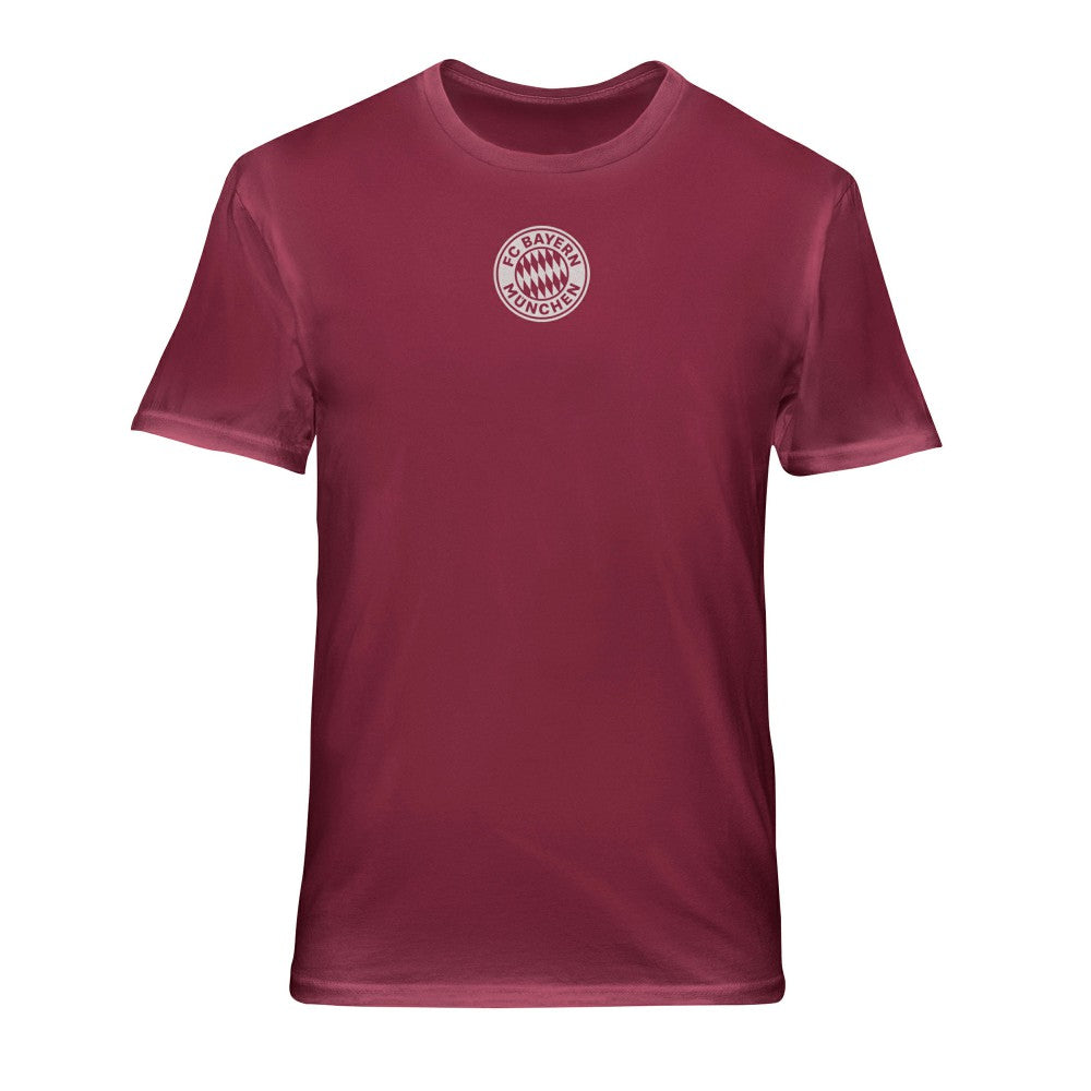 Bayern Munich 1863FC Back Wordmark Soft Wash T-Shirt Red
