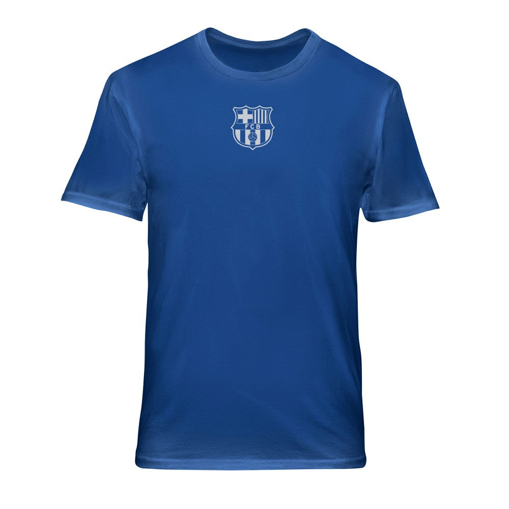 Barcelona 1863FC Back Wordmark Soft Wash T-Shirt Blue