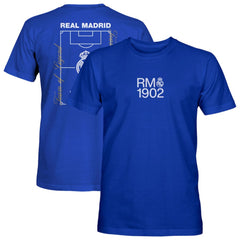 Real Madrid 1863FC True To Glory Heavyweight T-Shirt Blue