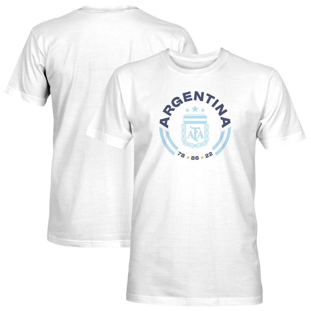 Argentina National Team 1863FC Established Location T-Shirt White