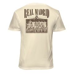 Real Madrid 1863FC Vintage Soft Wash T-Shirt Cream