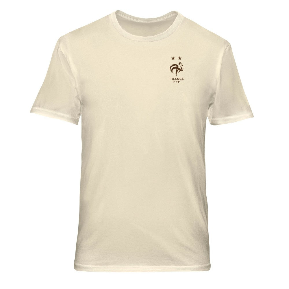 France National Team 1863FC Vintage Soft Wash T-Shirt Cream