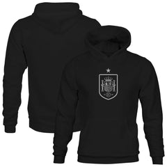 Spain National Team 1863FC Youth Mono Badge Fleece Hoodie Black