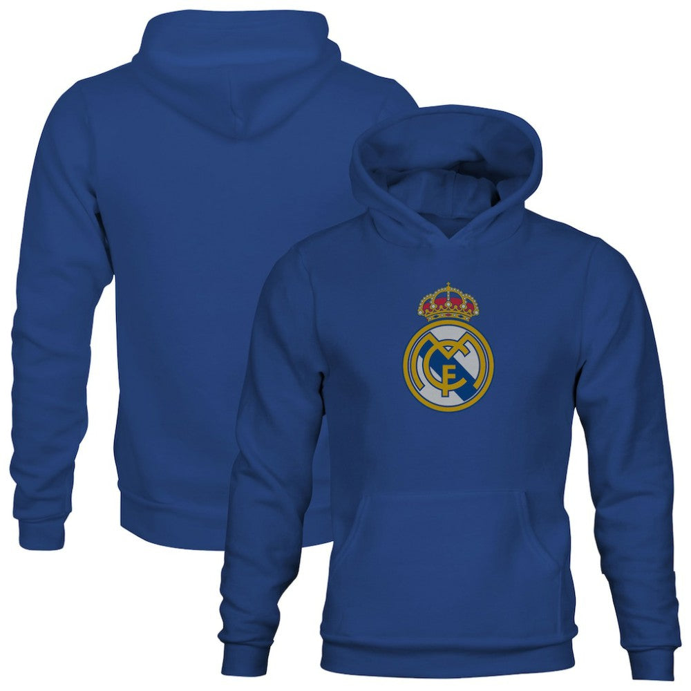 Real Madrid 1863FC Youth Color Badge Fleece Hoodie Blue
