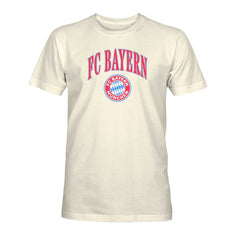 Bayern Munich 1863FC Retro Stripes T-Shirt Cream