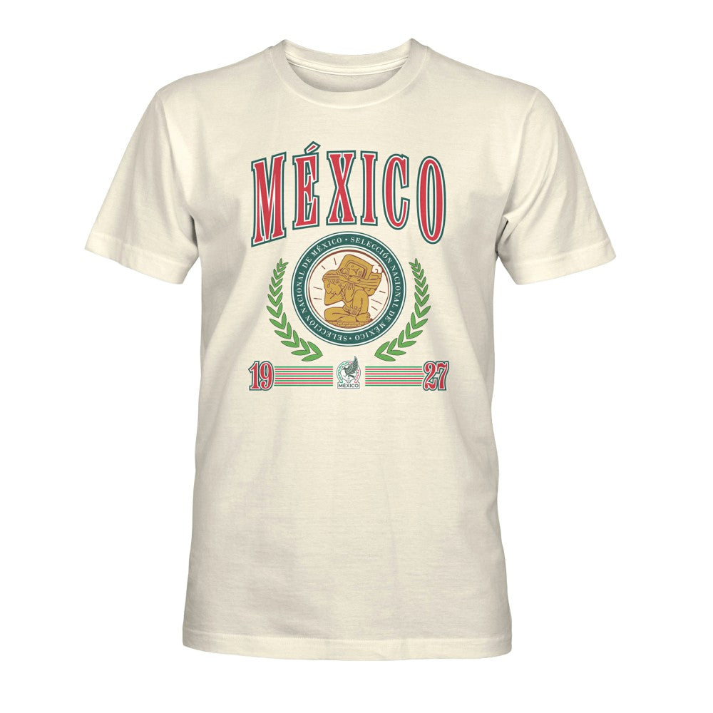 Mexico National Team 1863FC Retro Stripes T-Shirt Cream