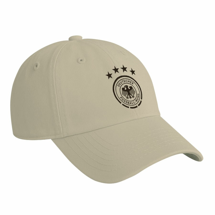 Germany National Team 1863FC Retro Badge Crew Adjustable Hat Cream
