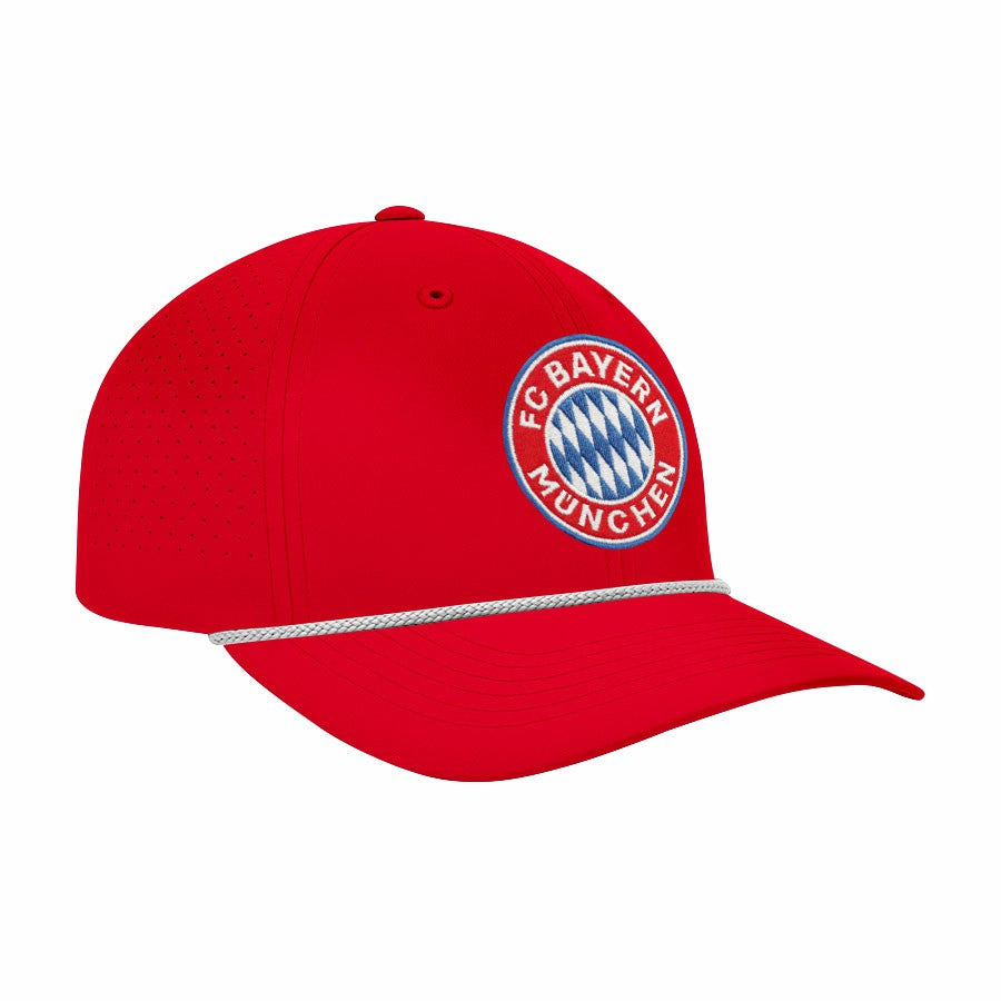 Bayern Munich 1863FC Color Badge Airflow Adjustable Hat Red