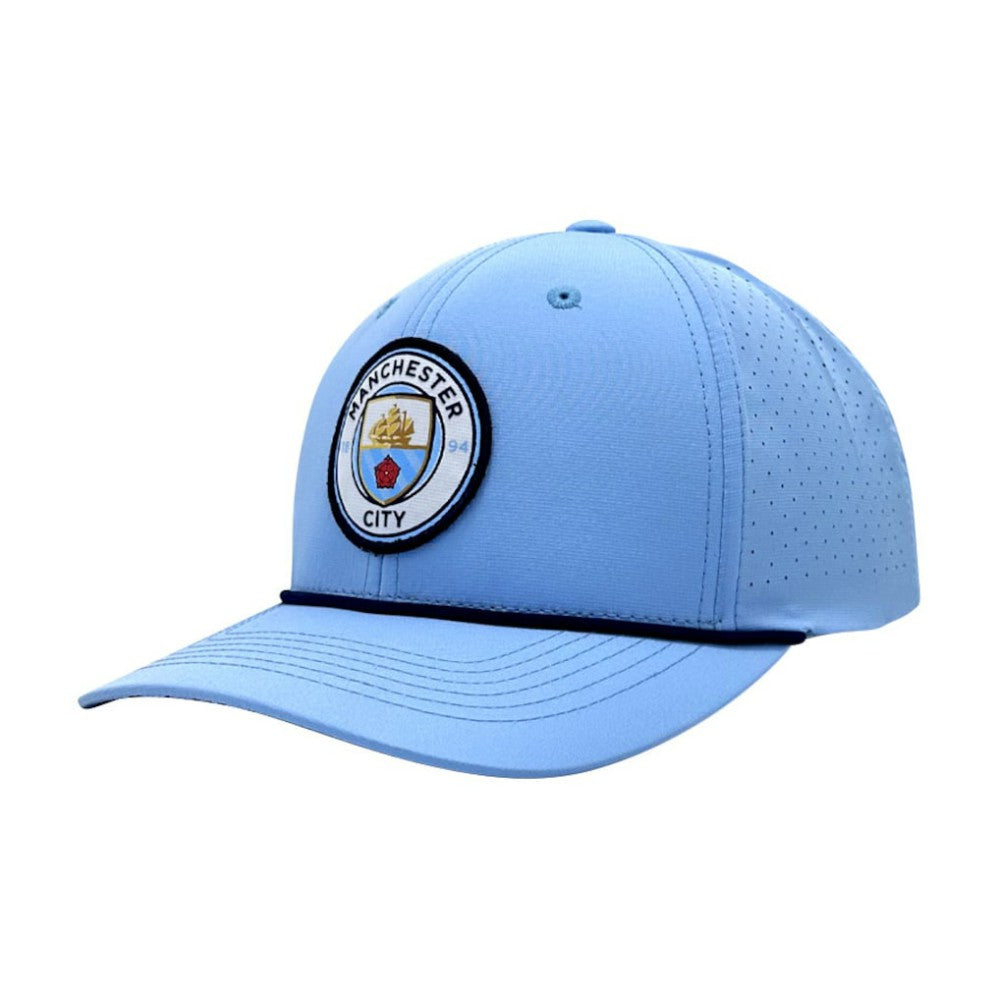 Manchester City 1863FC Color Badge Airflow Adjustable Hat Light Blue