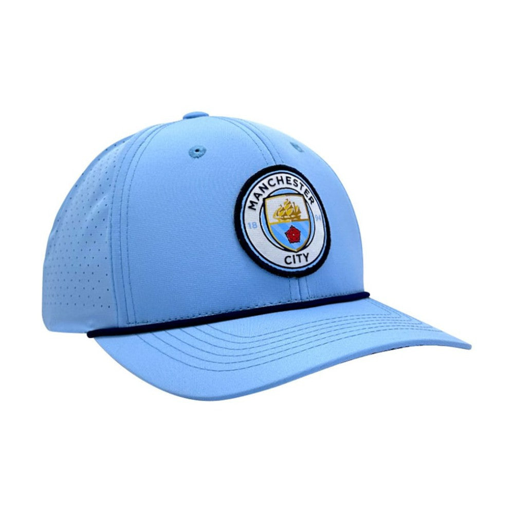 Manchester City 1863FC Color Badge Airflow Adjustable Hat Light Blue