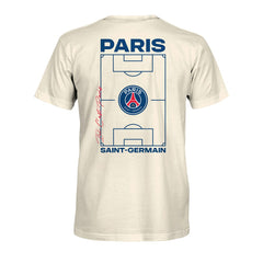 Paris Saint-Germain 1863FC Own the Pitch Heavyweight T-Shirt Cream