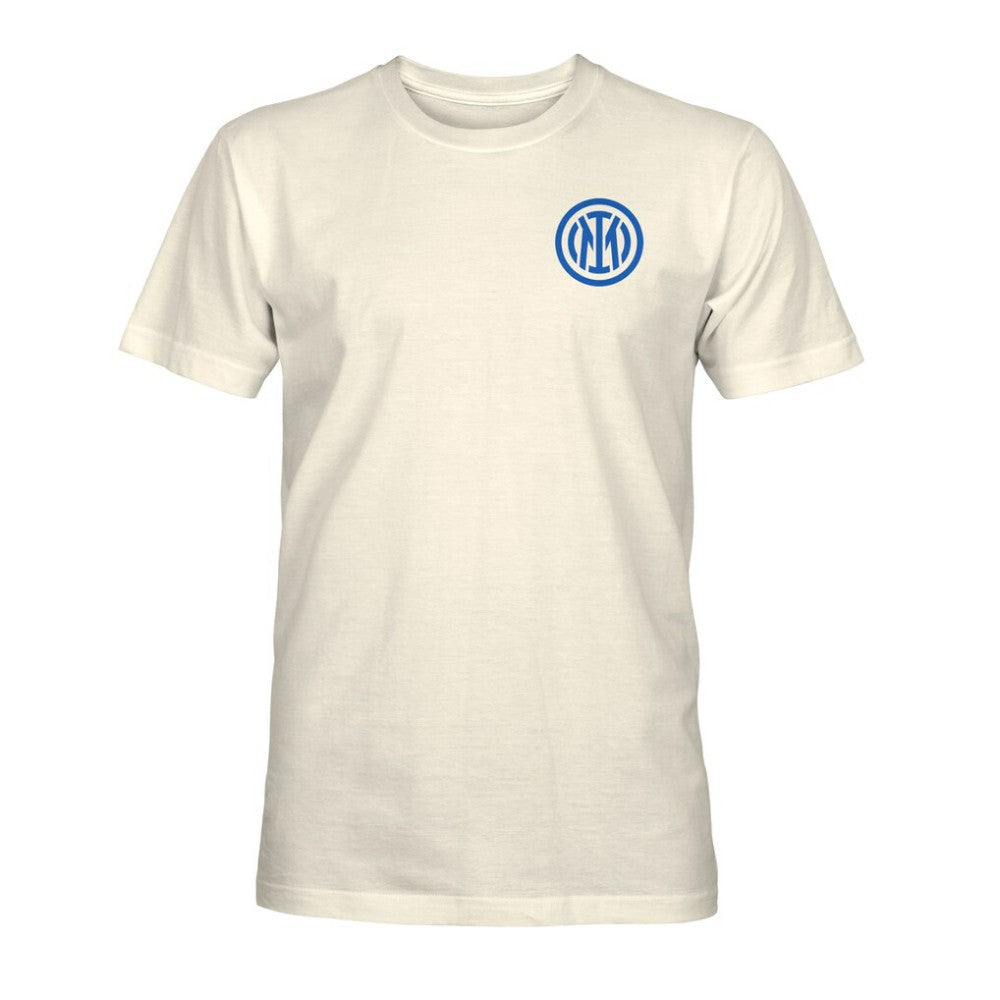 Inter Milan 1863FC Own the Pitch Heavyweight T-Shirt Cream