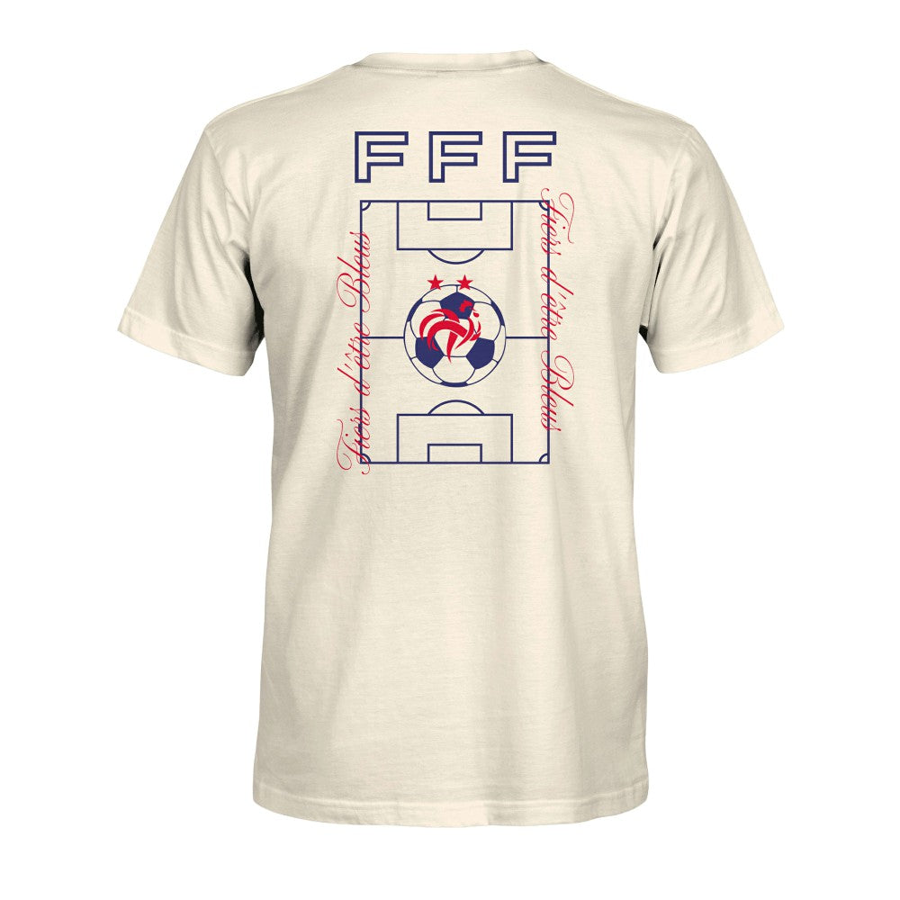 France National Team 1863FC Own the Pitch Heavyweight T-Shirt Cream
