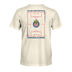 Chivas 1863FC Own the Pitch Heavyweight T-Shirt Cream