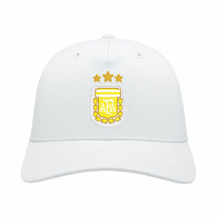 Argentina National Team 1863FC Mono Badge High Point Adjustable Hat White