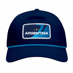 Argentina National Team 1863FC Color Badge Caddy Adjustable Hat Navy