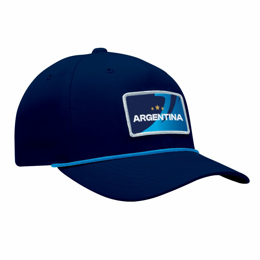 Argentina National Team 1863FC Color Badge Caddy Adjustable Hat Navy