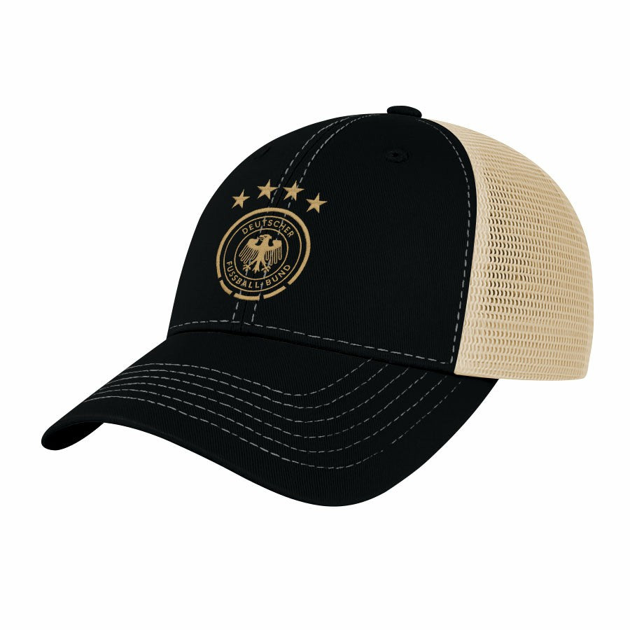 Germany National Team 1863FC Color Badge Offroad Adjustable Trucker Hat Black