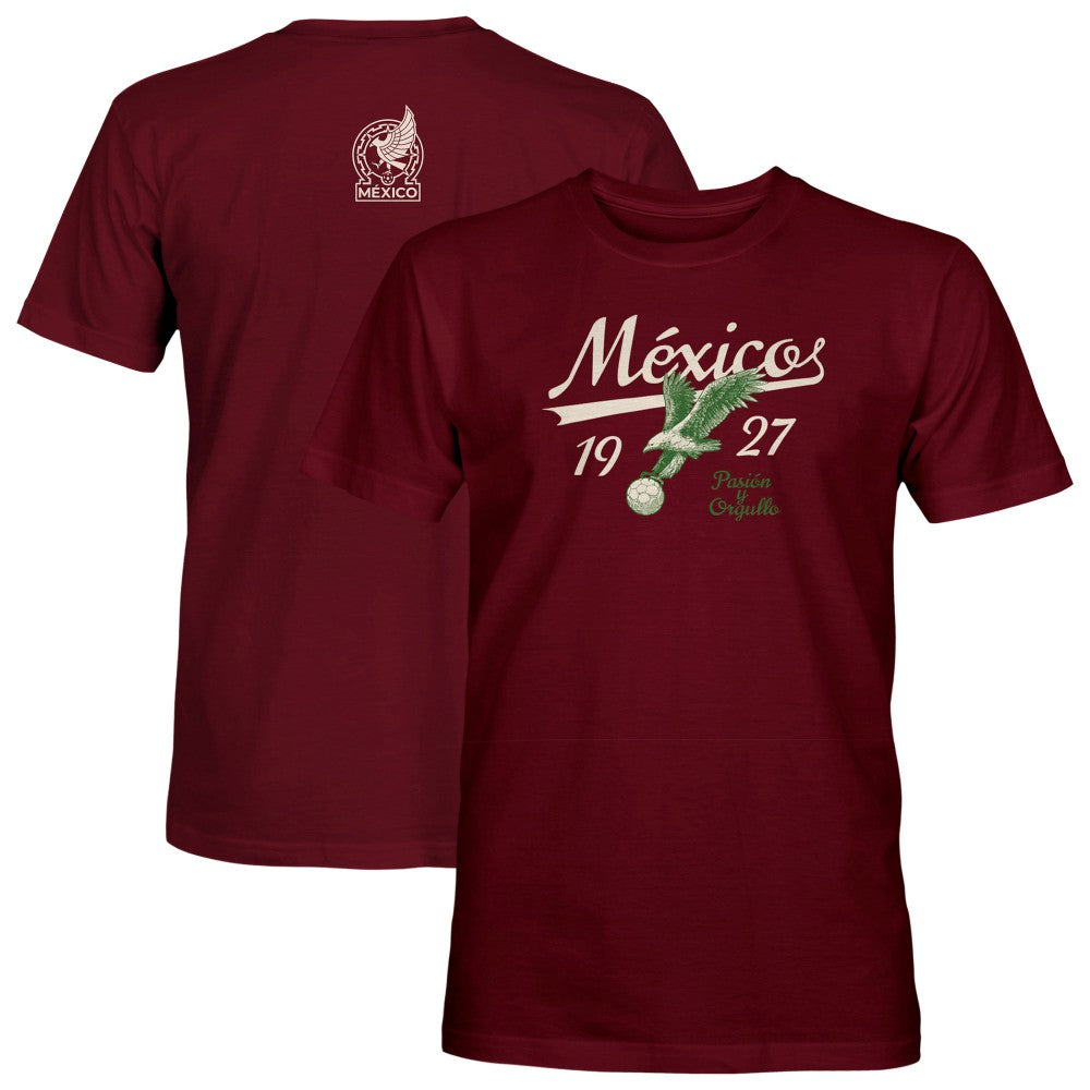 Mexico National Team 1863FC Script T-Shirt Maroon