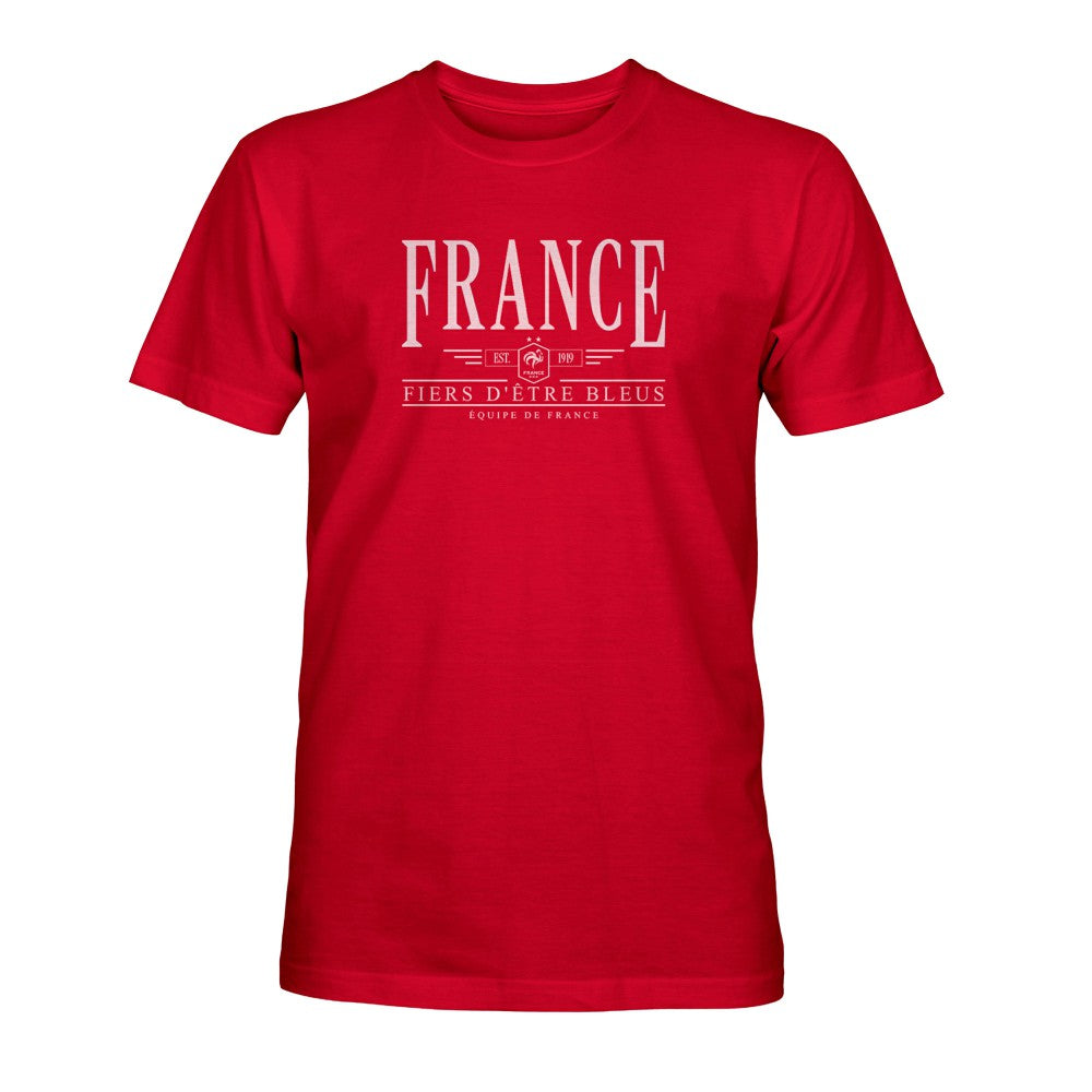 France National Team 1863FC Fiers D'etre Bleus T-Shirt Red
