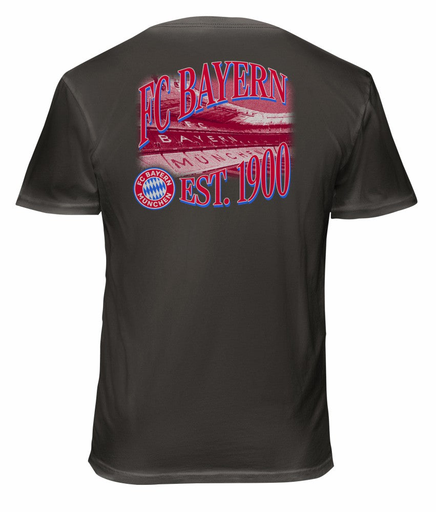Bayern Munich 1863FC Duo-Tone Stadium Soft Wash T-Shirt Heather Gray