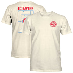 Bayern Munich 1863FC Duo-Tone Stadium Soft Wash T-Shirt Cream