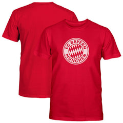 Bayern Munich 1863FC Youth Mono Badge T-Shirt Crimson