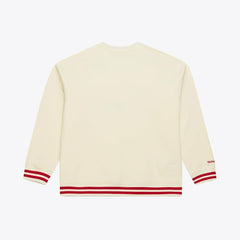 Mitchell & Ness Philadelphia 76ers Hardwood Classics 76 Originals Collection Sweatshirt Cream