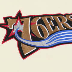 Mitchell & Ness Philadelphia 76ers Hardwood Classics 76 Originals Collection Sweatshirt Cream