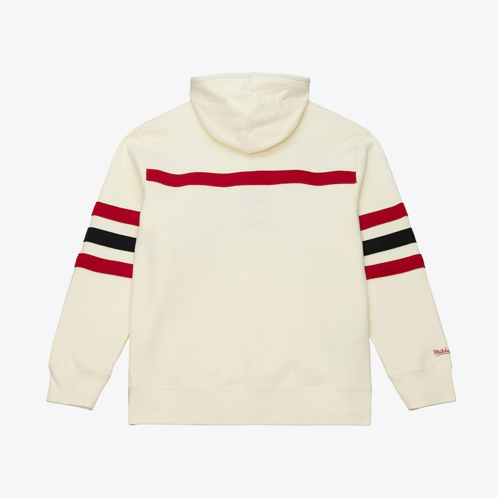 Mitchell & Ness Philadelphia 76ers Hardwood Classics 76 Originals Collection Head Coach Hoodie Cream